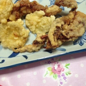 フライパンで焼いて☆イカゲソフライ風